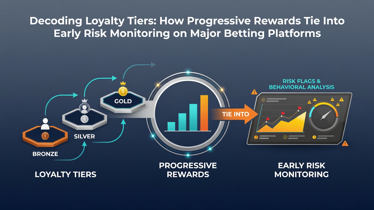Analytics dashboard displaying risk indicators alongside loyalty tier progression metrics